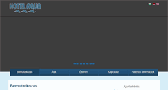 Desktop Screenshot of hotelaqua-komarom.hu